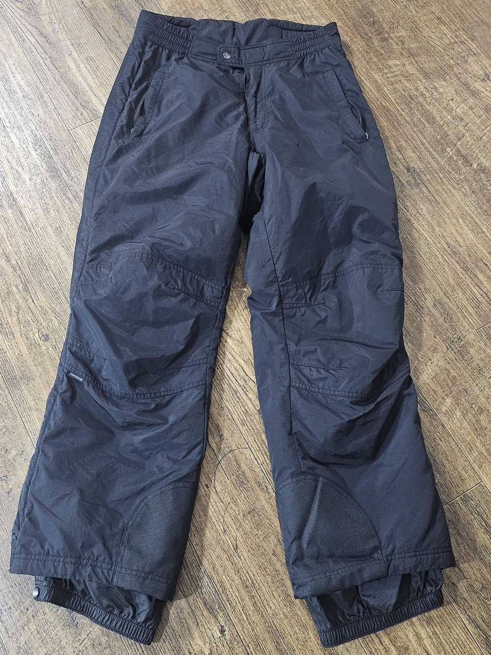 Y2k Obermeyer Men's Sz L Black Snow Ski Pants Insulated Nylon Winter Outdoors